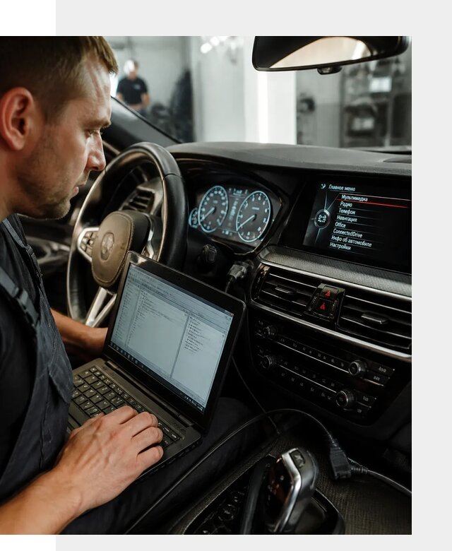 Русификация приборной панели BMW для авто в Ангарске от компании